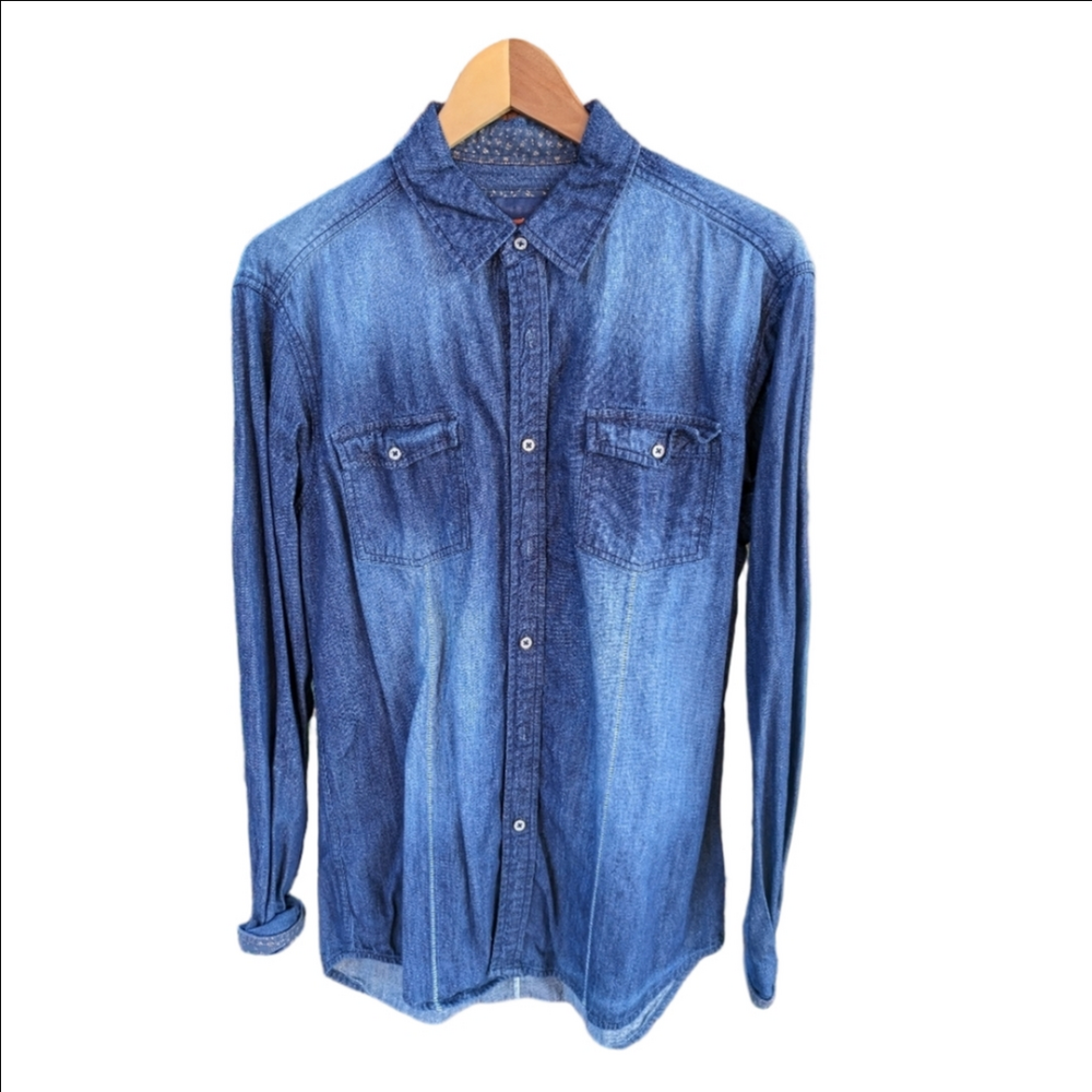 Denim Long Sleeve Shirt Medium